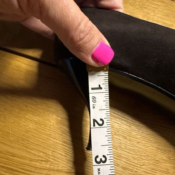 Vintage Stuart weitzman suede beaded heels 6 - Picture 6 of 6